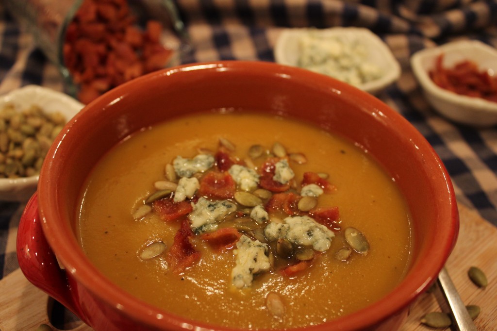 gingered pumpkin soup