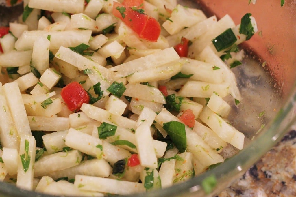 Crispy, Crunchy Chili Lime Jicama Salad