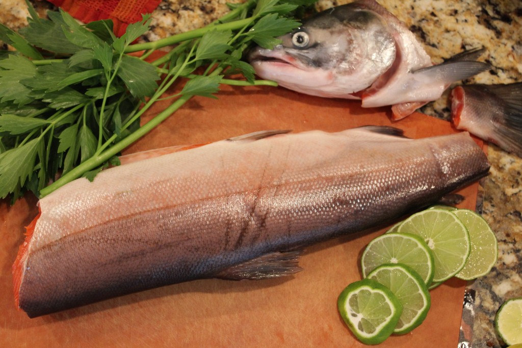 salmon ready for the bakin'