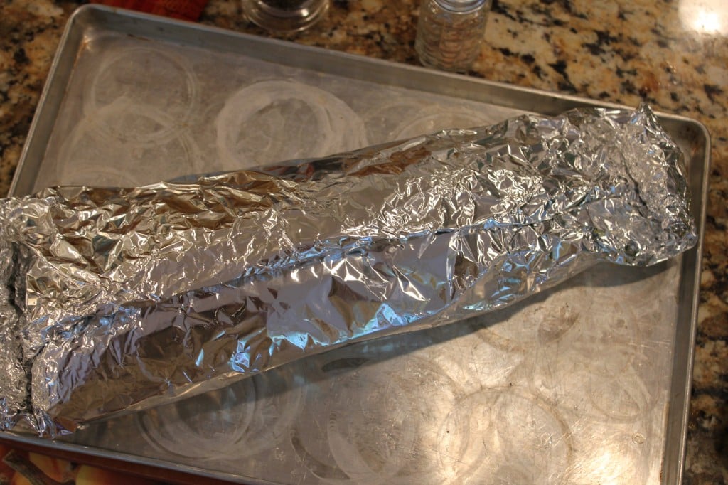 all neatly packaged up - salmon and lovage and lime