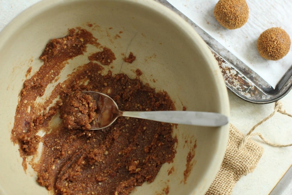 gingerbread cookie dough balls