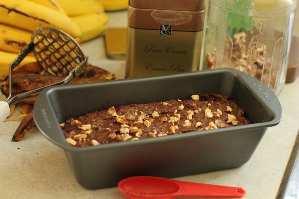 buckwheat and chocolate banana loaf