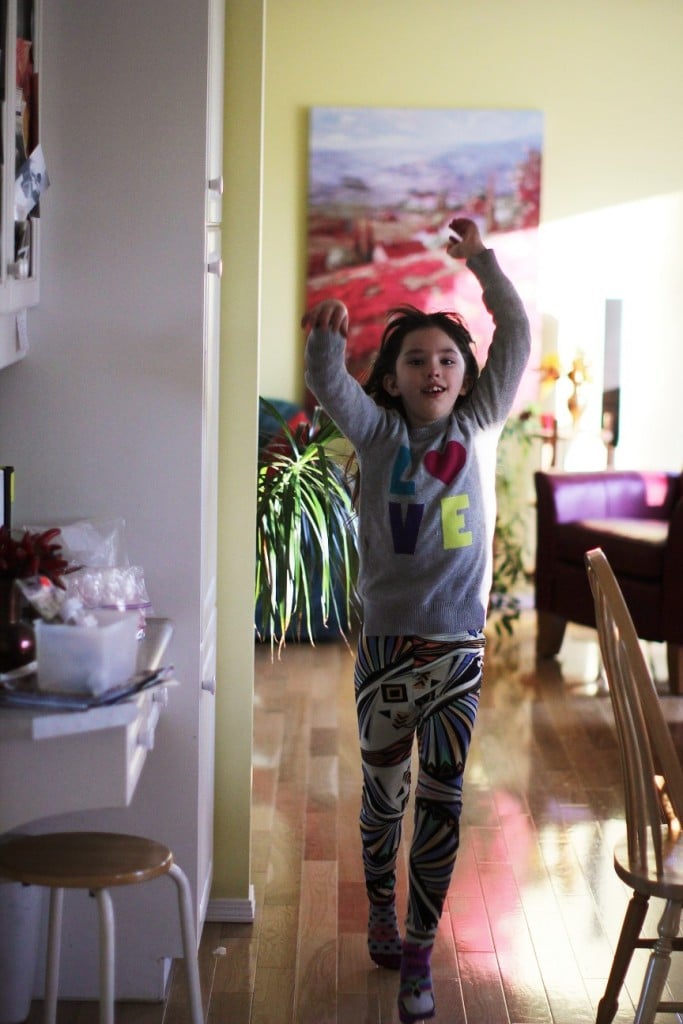 Cooking with Kids: Meredith doing her onion dance