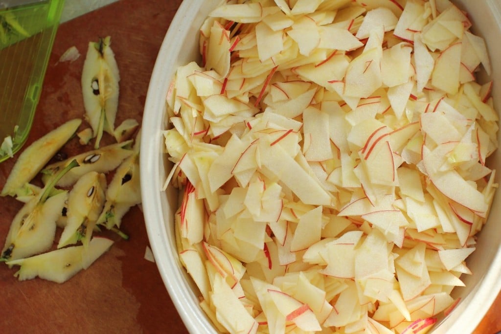 Apple flakes for Microwave Apple Crisp