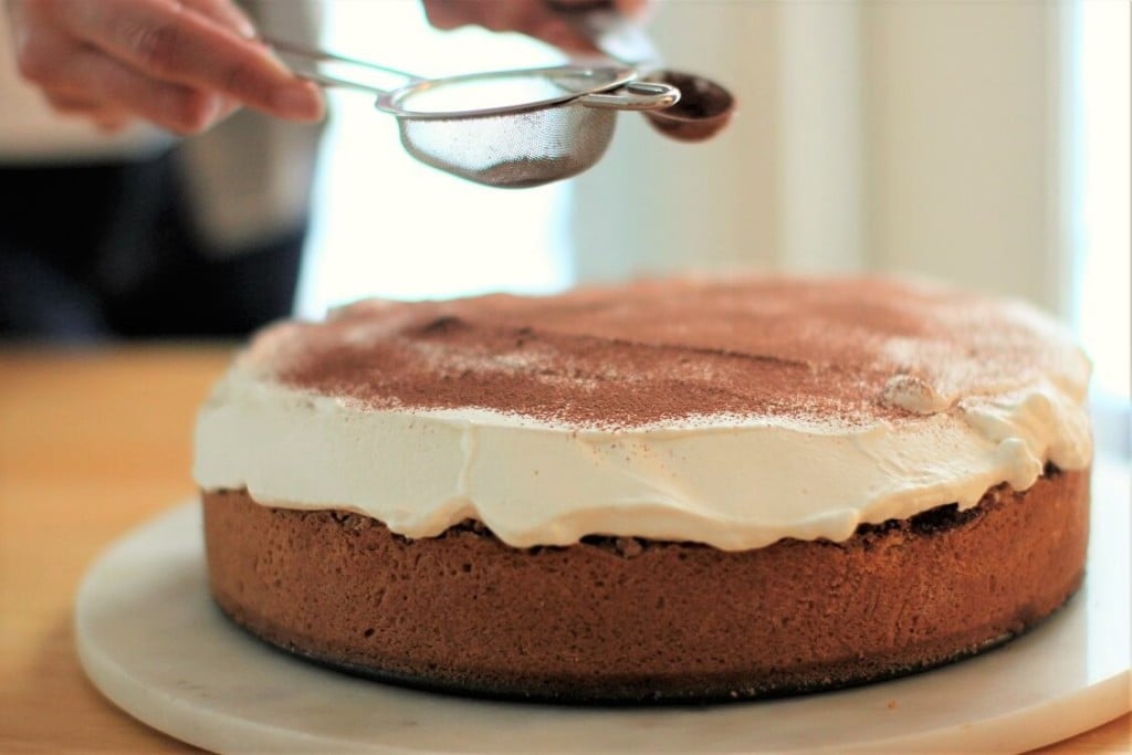 for a quicker version, simply spread the whipped cream on top