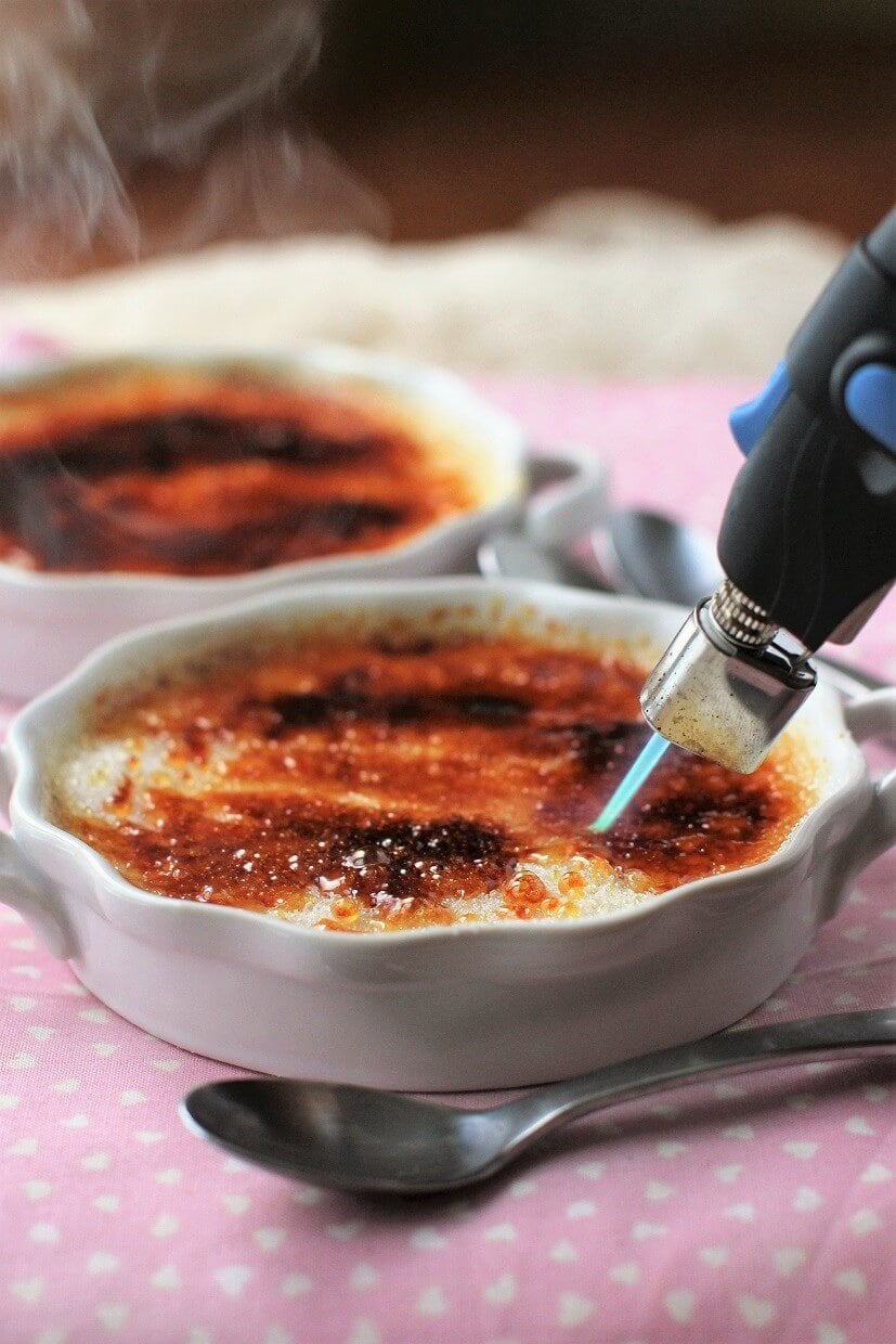 Flaming The Creme Brulee
