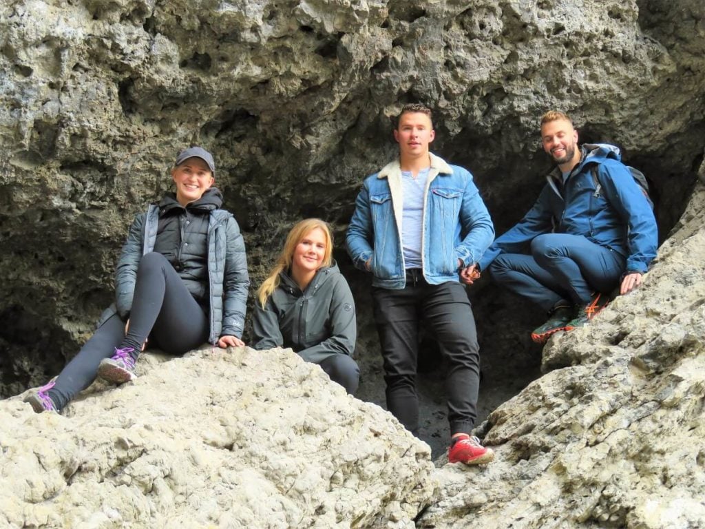 how to make a sandwich; four kids on the rocks