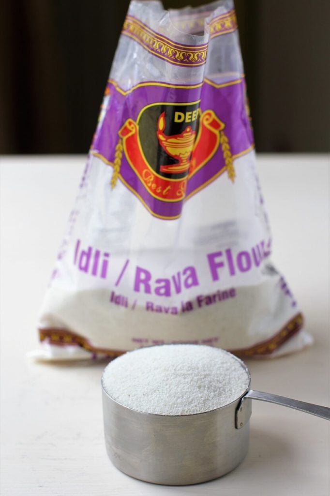 a bag of idli/rava for making upma