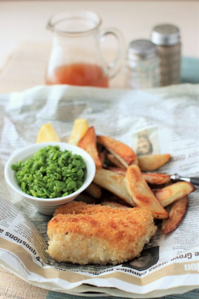 a simple classic reinvented; gluten free fish and chips