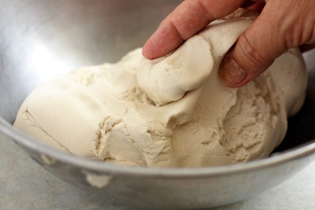 soft, pliable dough for Cambodian donuts