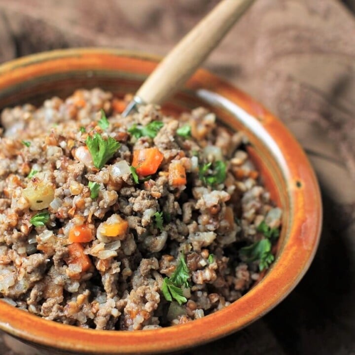 Buckwheat Kasha with Beef A Taste of Ukraine Kitchen Frau