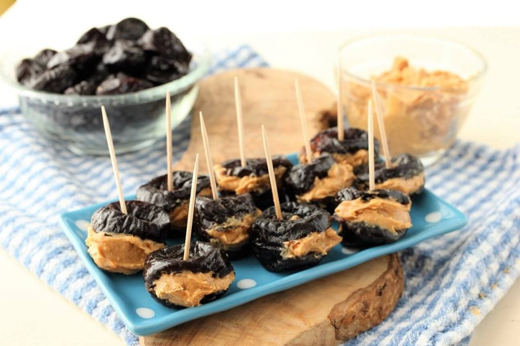 prunes stuffed with peanut butter are a beloved snack from Trinidad