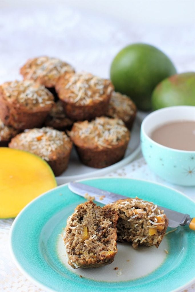 teatime is better with mango muffins