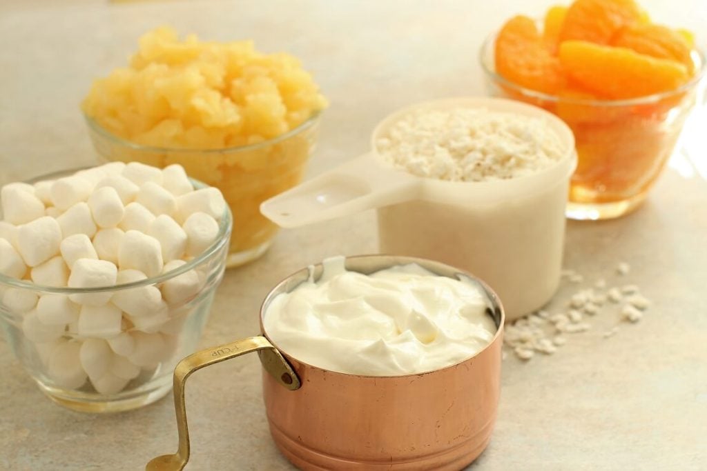 one cup of each ingredient