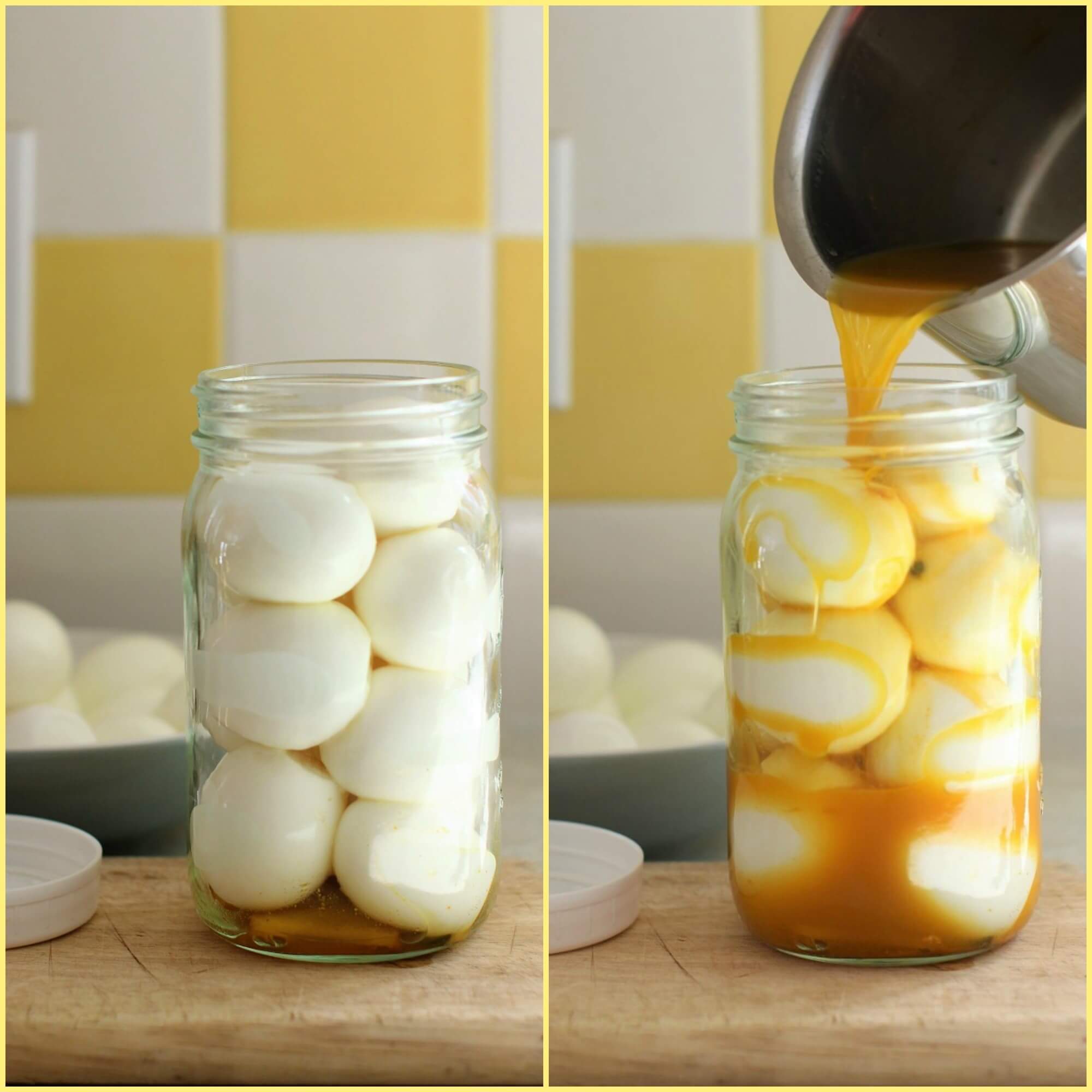 Golden Turmeric Pickled Eggs, a Delicious Variation Kitchen Frau