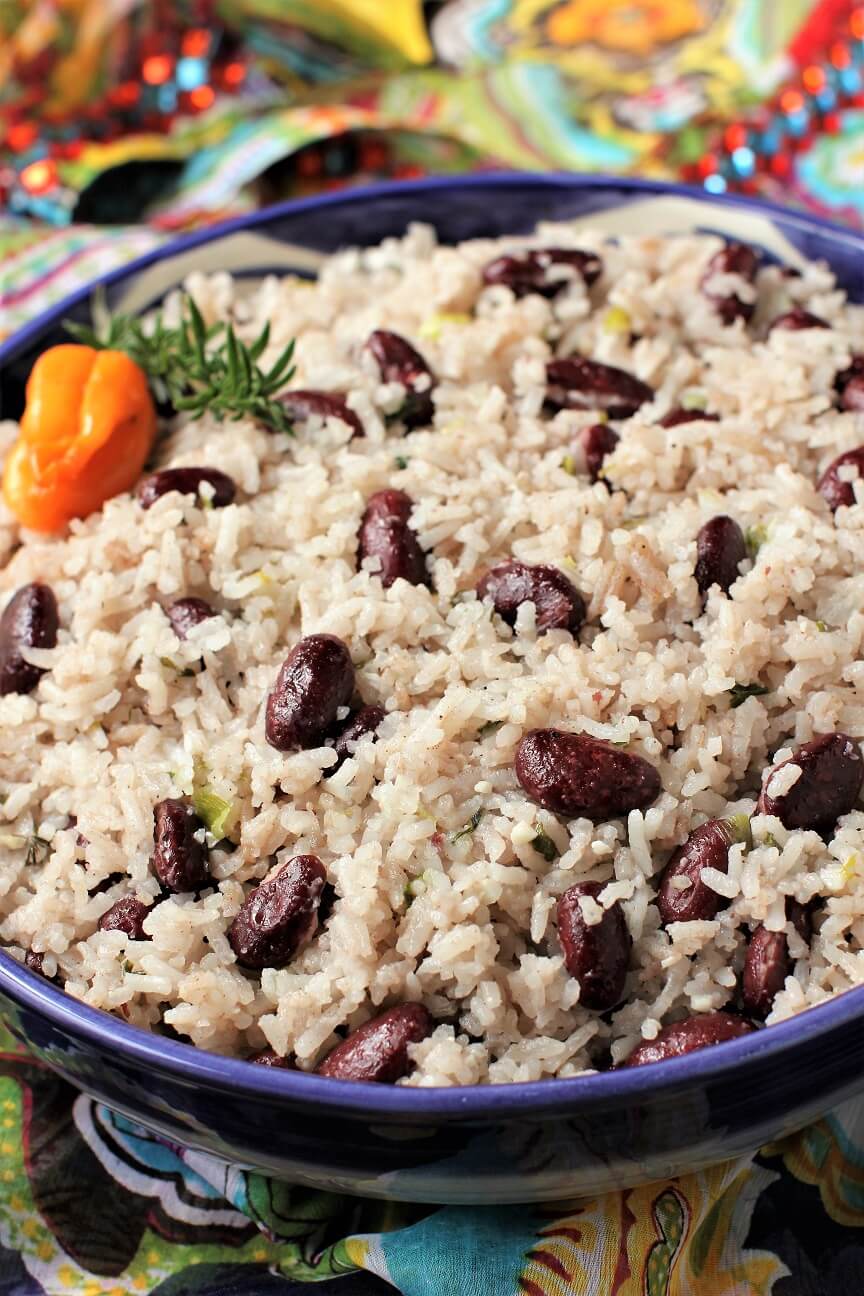 Jamaican Rice and Peas (Coconut Rice and Red Beans) | Kitchen FRau