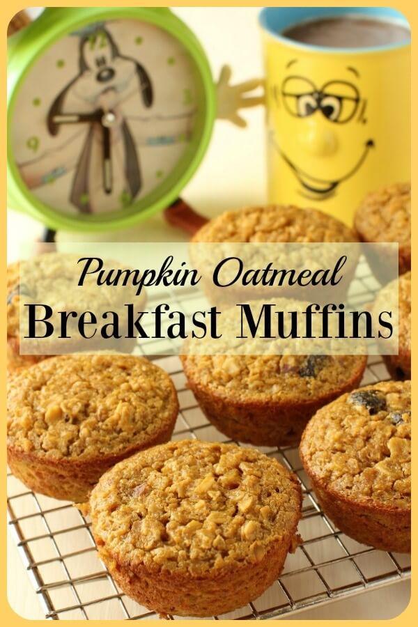 Pumpkin Baked Oatmeal Muffins Banner