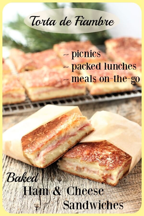 Torta de Fiambre sandwiches, banner