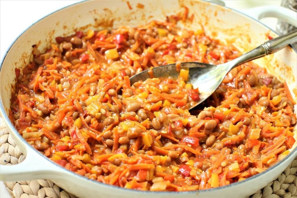 Chakalaka & Pap (Vegetable Stew from