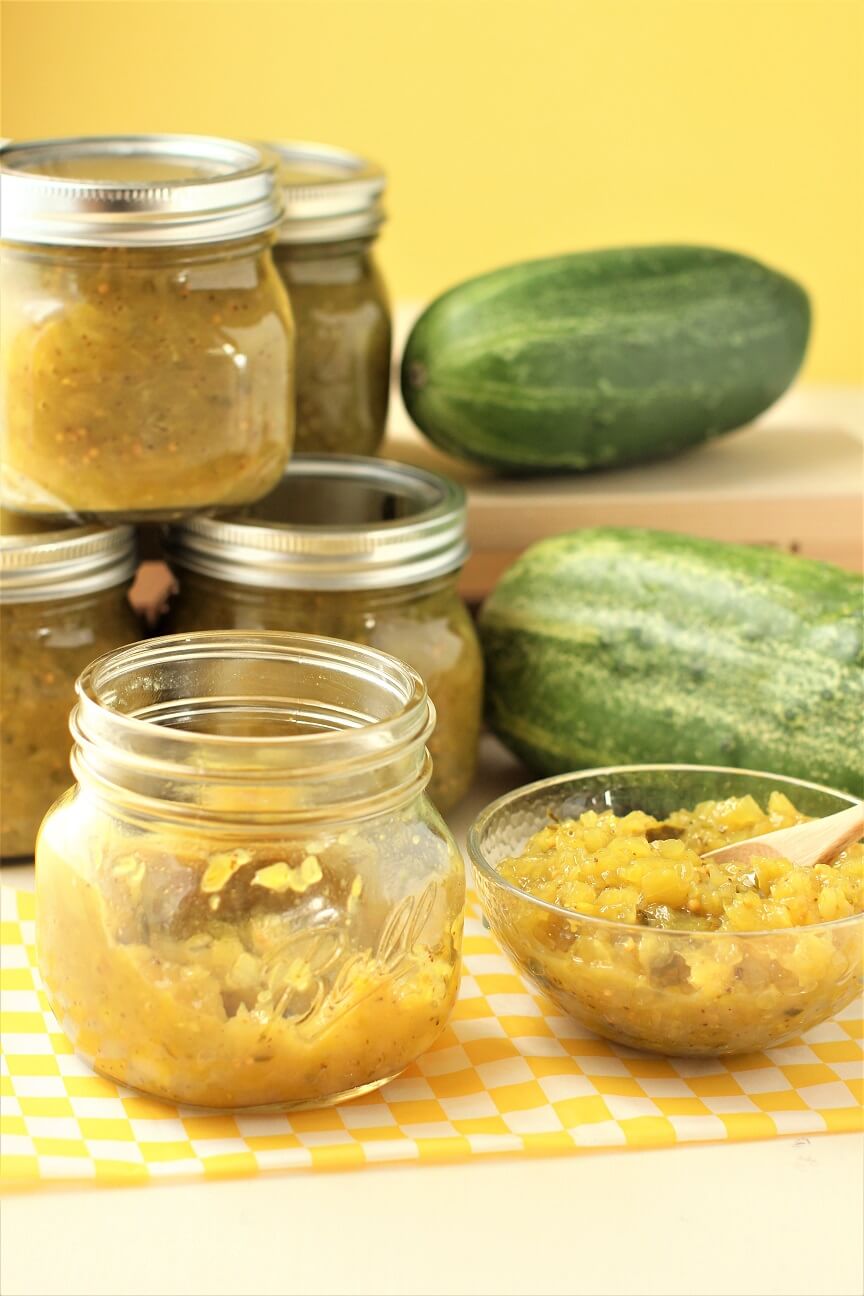 Pickle Relish Made with Overripe Cucumbers Kitchen Frau