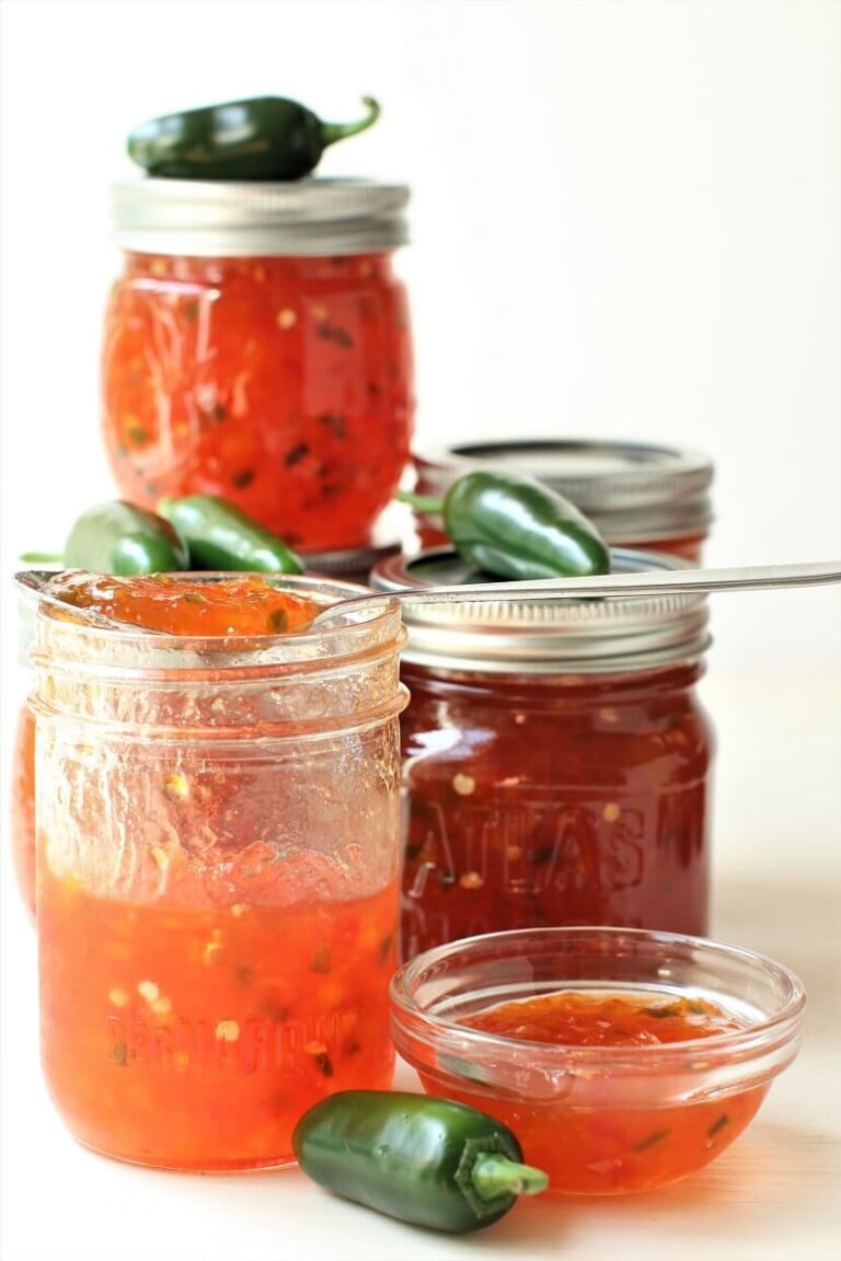 Hot Pepper Jelly, Sweet 'n Spicy Kitchen Frau