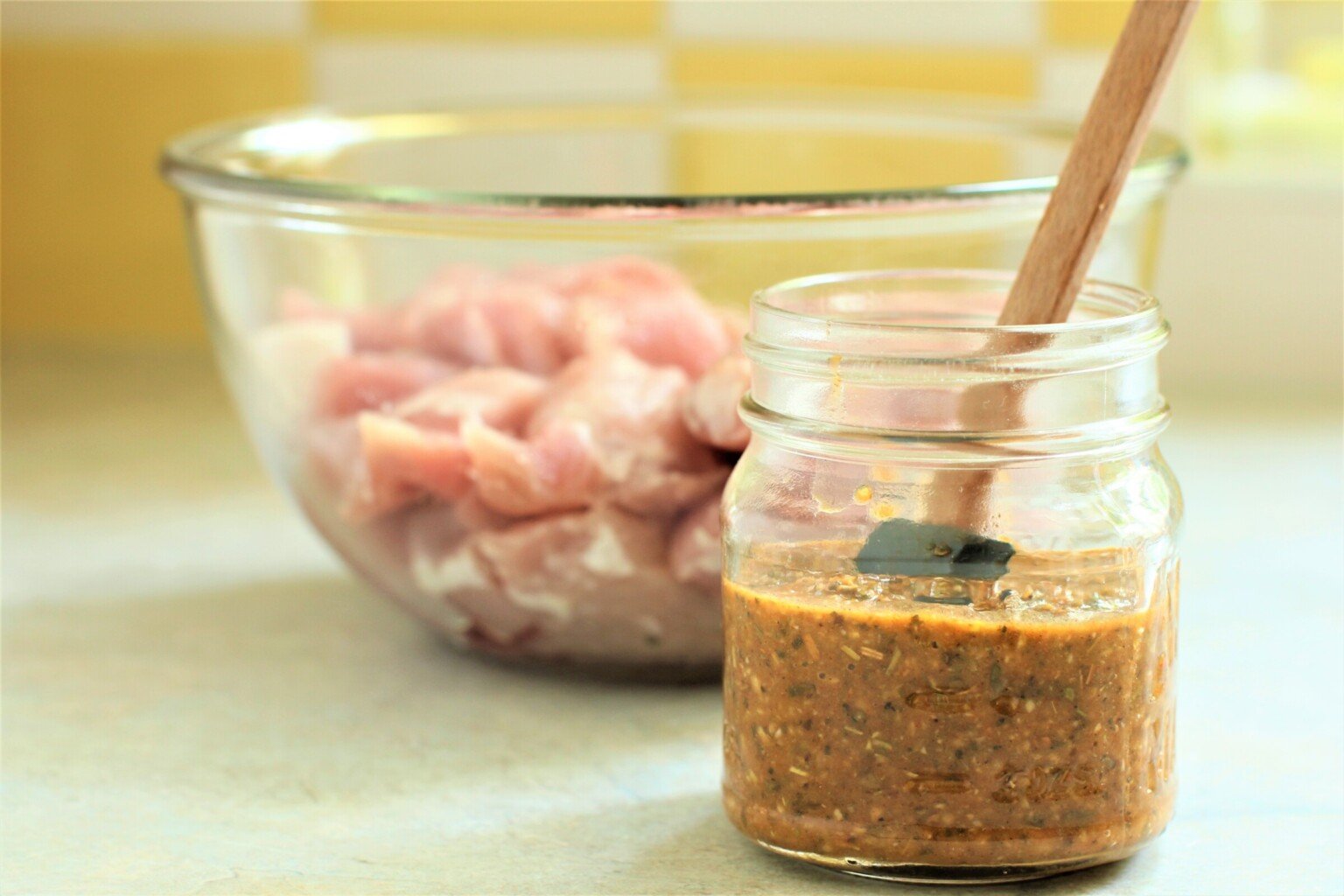 Souvlaki Marinade Kitchen Frau