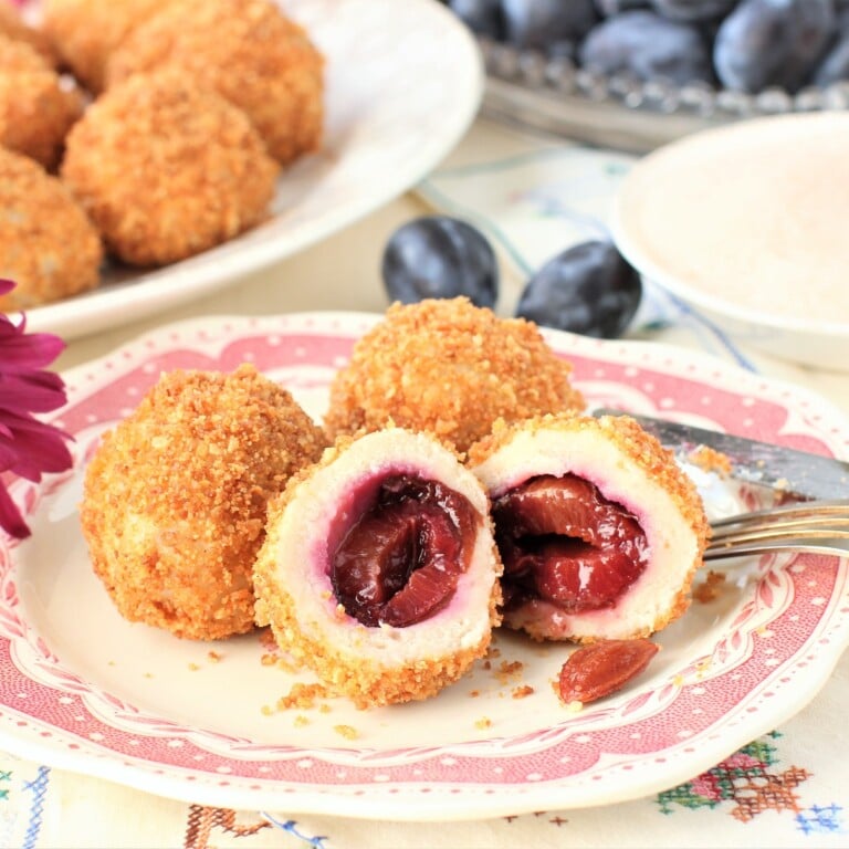 Plum Dumplings (Zwetschgenknödel) Kitchen Frau