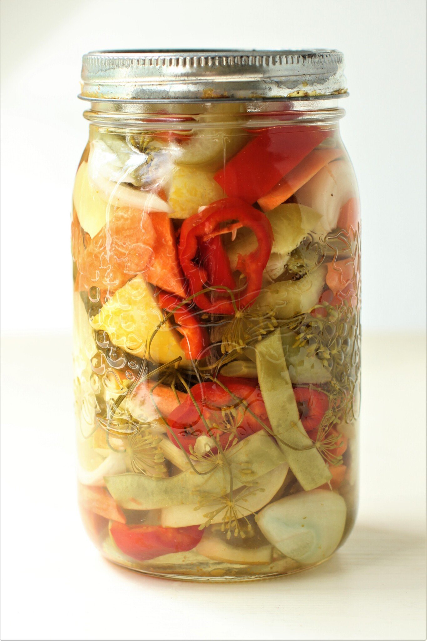 Sweet Dill Pickled Vegetables Kitchen Frau