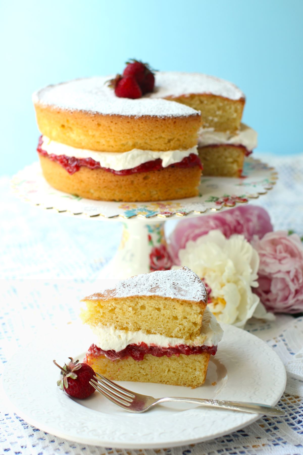 Gluten Free Victoria Sponge Cake and a Lovely Summer Afternoon Tea