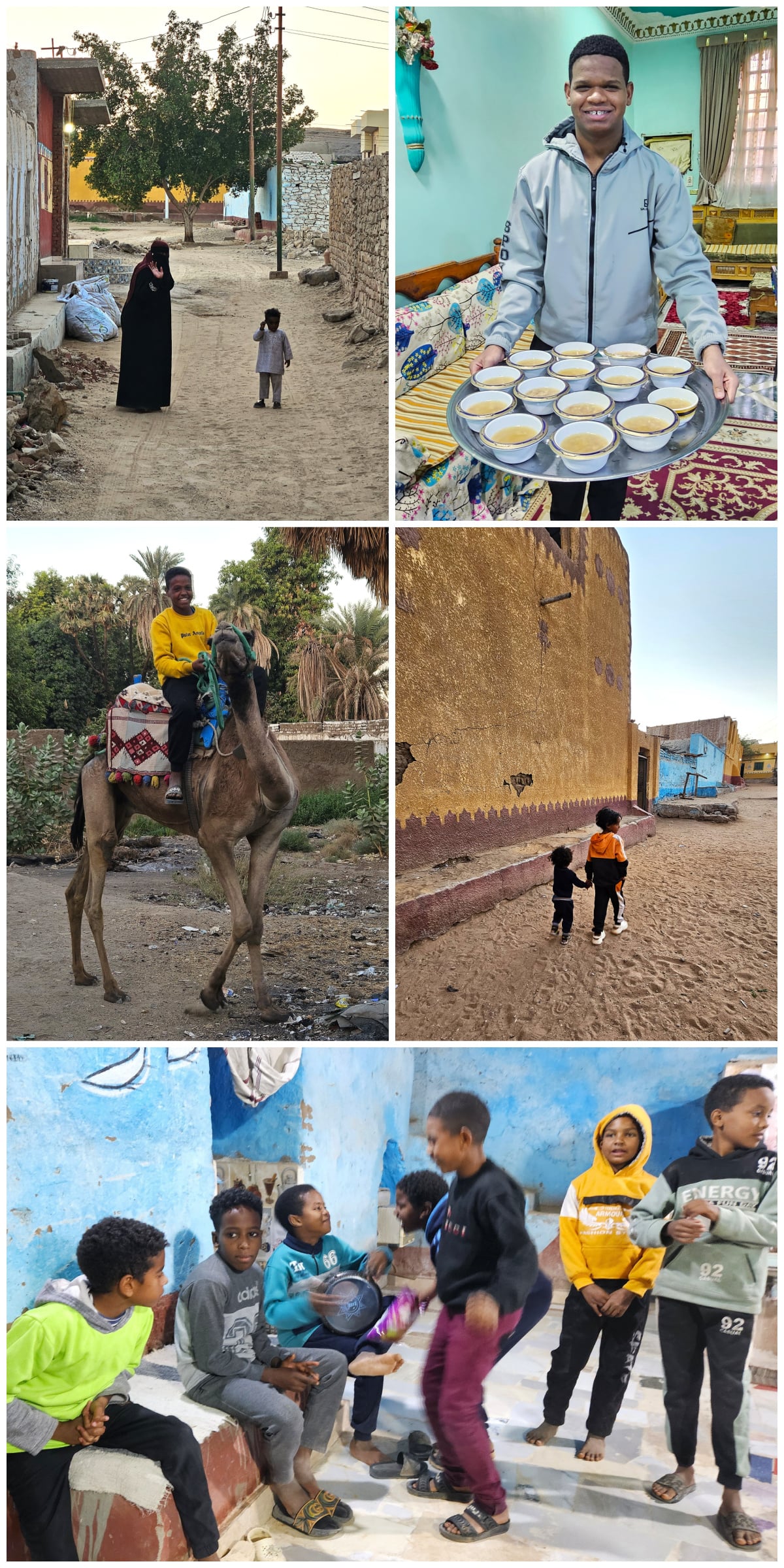 Children of Egypt photo collage.